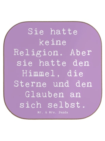 Mr. & Mrs. Panda Tassen Untersetzer Spruch Himmel und Freude mit... in Lavendeltraum