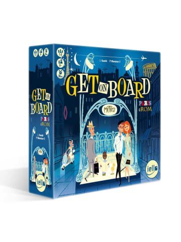 iello Gesellschaftsspiel Get on Board #2: Paris & Rom in Bunt