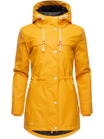 Navahoo Regenmantel Rainy Forest in Amber Yellow