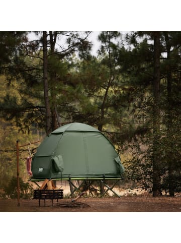 SoBuy Campingzelt in Olivgrün matt - (W) 86 x (H) 160 x (L) 193 cm