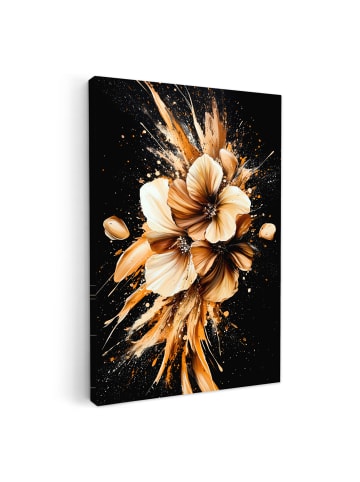 OnlyWow Leinwand Bilder Cappuccino