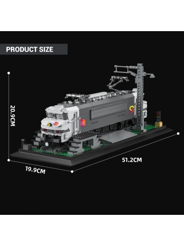 Reobrix 66803 Elektrolokomotive Klemmbaustein 2052 Teile