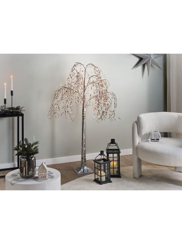 Beliani LED Deko NILLAKA in Silber - (W) 70 x (H) 145 x (L) 70 cm