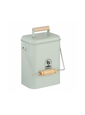 relaxdays Küchen-Komposteimer im Mintgrün - 3,5 Liter