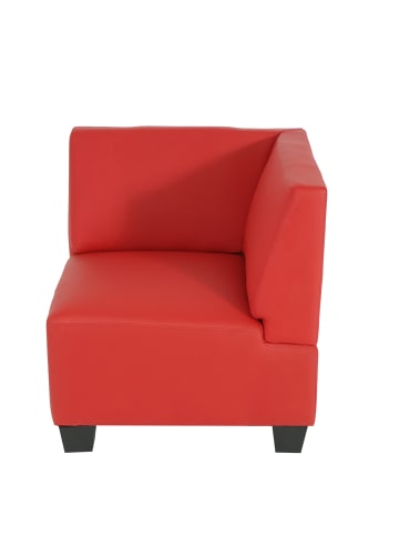 MCW Modular Sofa-System Moncalieri 3-1-1-1, Eckteil, rot
