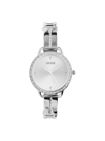 Guess Stahl Quarzuhr Guess Silber