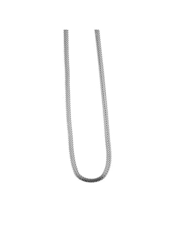Adeliás Damen Halskette – Schlangenkette aus Edelstahl in silber
