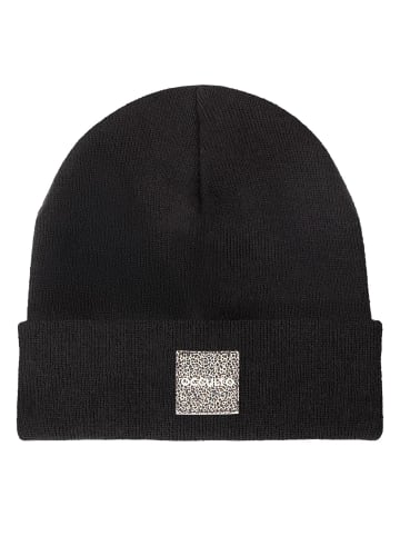 Occulto Winter Mütze Eli in Leo-Schwarz