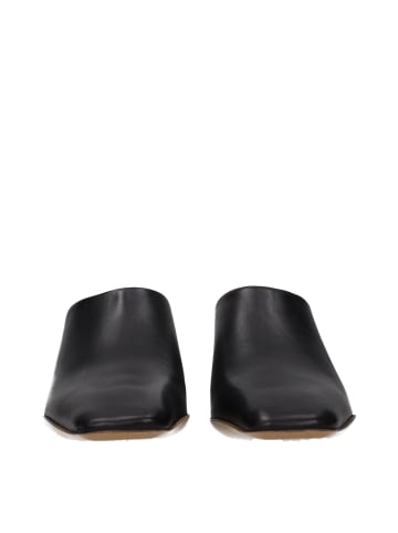 Jil Sander Schwarz Leder Hausschuhe