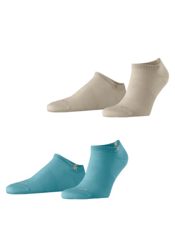 Burlington Sneaker-Socken Doppelpack in Key largo