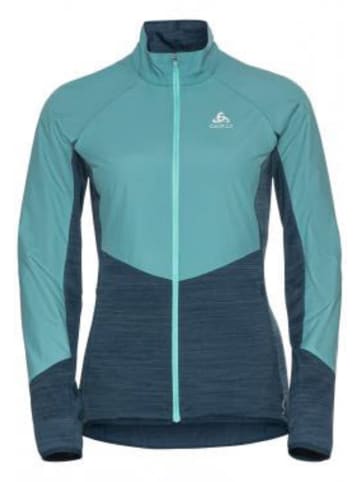 Odlo Funktionsjacke Run easy Warm Hybrid in Dunkelblau