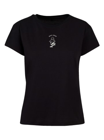 F4NT4STIC Ladies Box Tee Boo Crew Halloween in schwarz