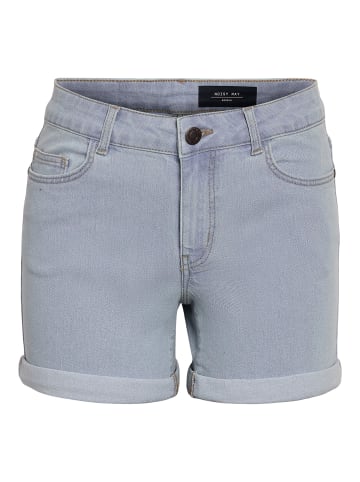 Noisy may Jeansshorts in Light Blue Denim