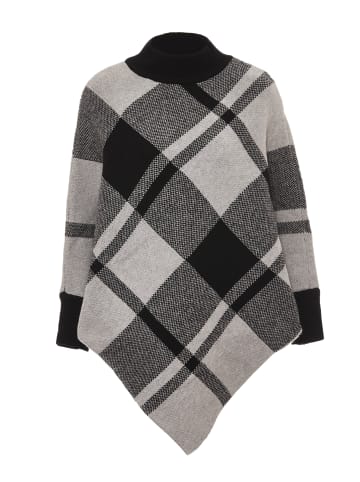 ALARY Poncho in Wollweiss