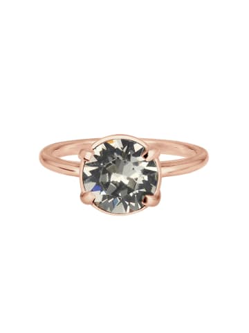 Elli Ring 925 Rosegold in Grau