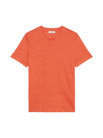 Marc O'Polo Leinen-T-Shirt relaxed in fruity orange