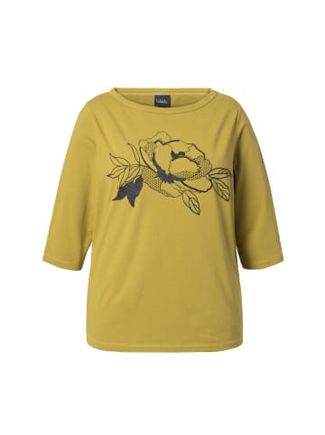 Ulla Popken Longsleeve in helles gelbgrün
