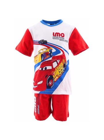 Disney Cars Schlafanzug kurz Disney Cars Lightning McQueen in Rot