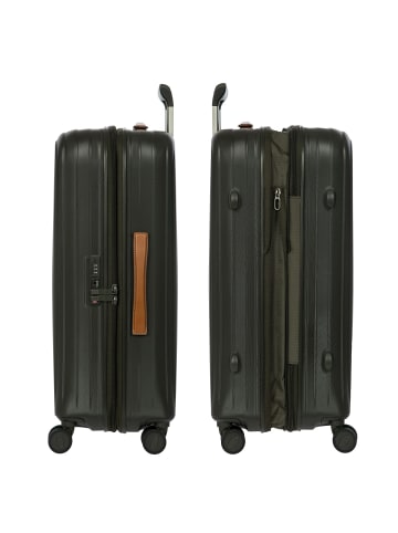 BRIC`s Taormina 4 Rollen Trolley M 69 cm mit Dehnfalte in olive