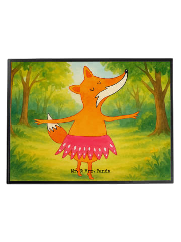 Mr. & Mrs. Panda Schreibunterlage Fuchs Ballerina Design ohne Sp... in Weiß