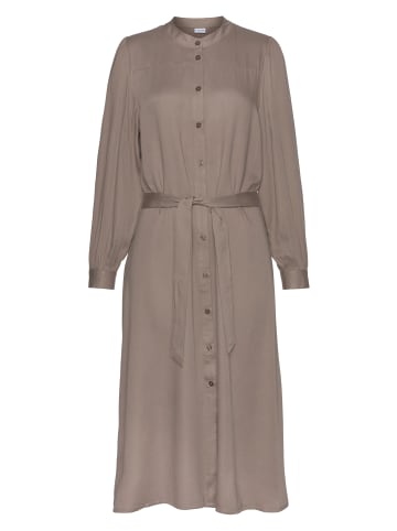 LASCANA Hemdblusenkleid in taupe