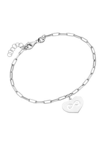 Smart Jewel Armband Anhänger Herz Mit Infinity Symbol in Silber