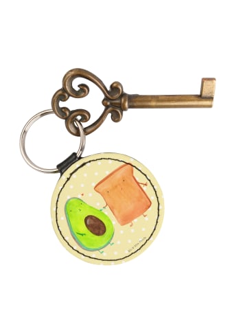 Mr. & Mrs. Panda Anhänger Avocado Toast ohne Spruch in Gelb Pastell