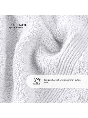UNCOVER BY SCHIESSER Handtuchset Brooklyn 4-teilig in Weiß