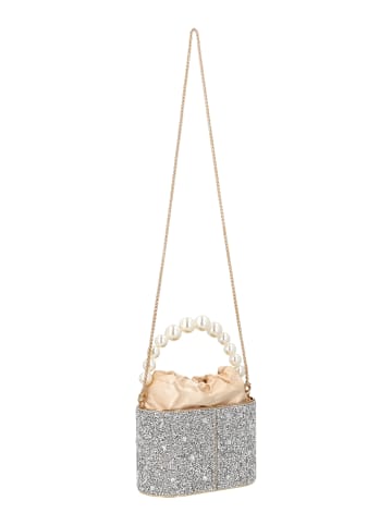 faina Women Handbag in Silver