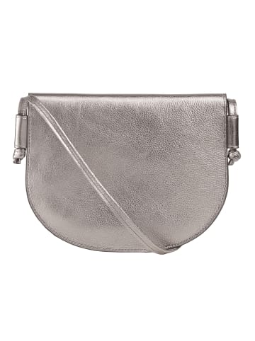 DuDu Altea Umhängetasche Leder 18.5 cm in silver