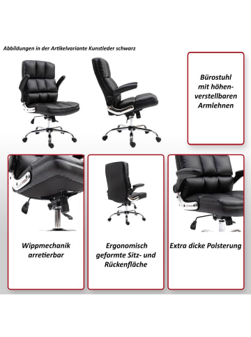 MCW Bürostuhl J21, Stoff/Textil hellbraun