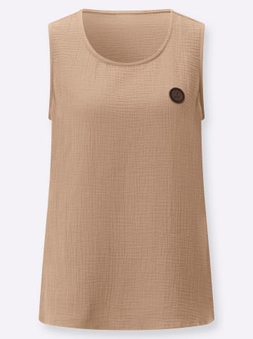 WITT WEIDEN Blusentop in camel