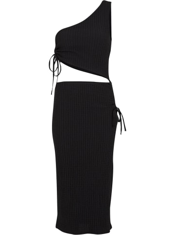Urban Classics Urban Classics Ladies Cut Out Jersey Dress in black