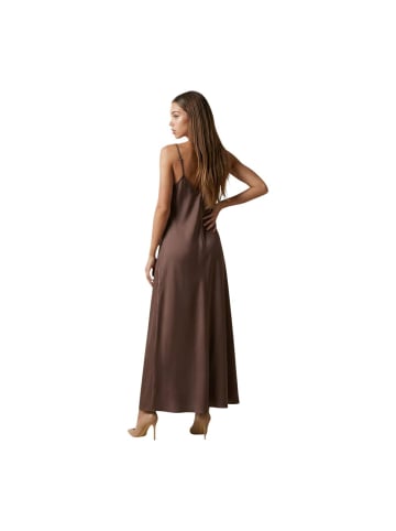 ONLY Braun Viskose Lang Kleid
