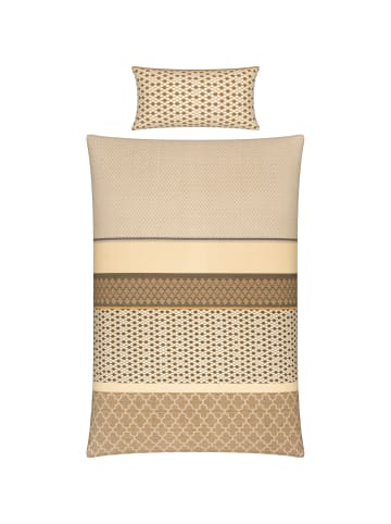 Erwin Müller Edel Flanell Bettwäsche in beige