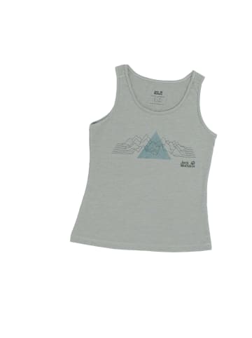 Jack Wolfskin Tank-Top Triangle Oc Shirt Kinder T-Shirt ärmellos in Grau