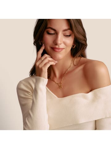 Thomas Sabo Charm-Anhänger Glücksklee In 3D Connect in gold