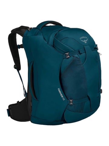 Osprey Fairview 55 - Reiserucksack 55 cm (zircon red) in night jungle blue