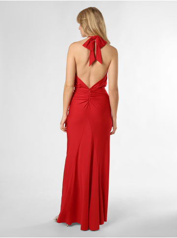 Unique Abendkleid mit Stola in rot - 0001