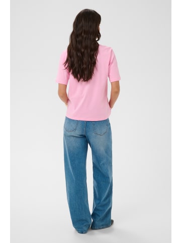 Kaffe T-Shirt kurzarm KAcherie Regular fit in Pink Frosting