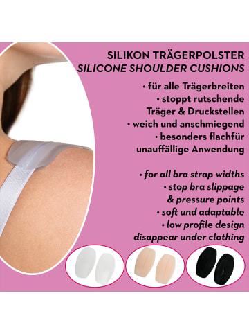 Skin Wrap Schulterpolster in Schwarz