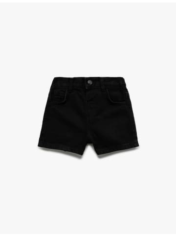 KOTON Shorts in Schwarz