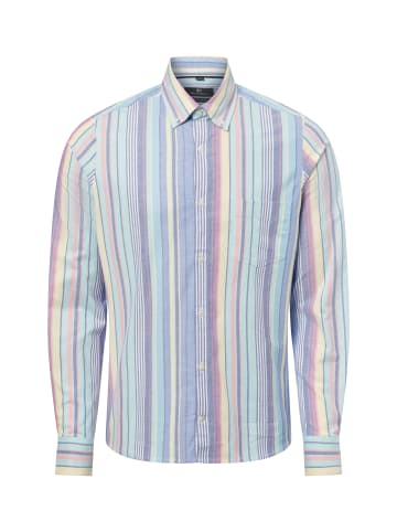 Nils Sundström Hemd in mehrfarbig blau - 0003
