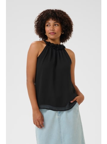 Cream Ärmellose Bluse CREmery A-shape in Pitch Black