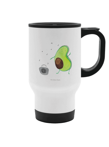 Mr. & Mrs. Panda thermosbecher Avocado Tanzen ohne Spruch in Weiß