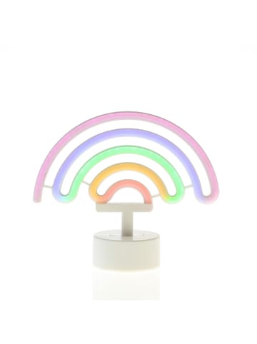 SATISFIRE LED Neonlicht Dekofigur Regenbogen H: 19cm in bunt