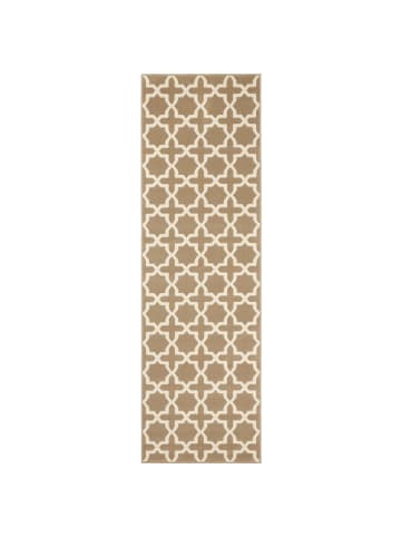 Hanse Home Teppich Läufer Glam Braun Creme