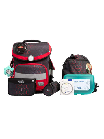 SCHOOL-MOOD Timeless Pro Schulranzen-Set 7-teilig in Drache