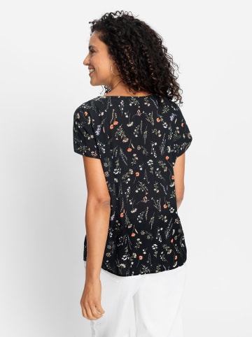 WITT WEIDEN Druckbluse in schwarz-bedruckt