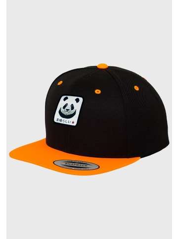 F4NT4STIC Snapback Cap Panda in blk_neonorange